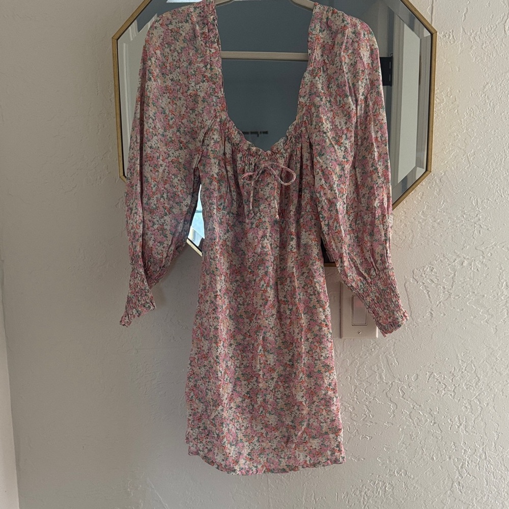 Faithfull the Brand Long Sleeve Floral Dress